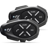 INTERPHONE - Link Duo - Intercom - Zwart - Bluetooth - Ruisonderdrukking