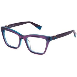 Furla - VFU763 - Optische Monturen - Blauw - Acetaat - Vierkant