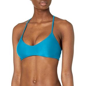 Body Glove Dames Smoothies Alani Solid Strappy Back Halter Bikini Top Badpak, Kust, M