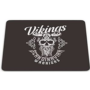 Bonamaison, Rechthoek digitaal bedrukte muismat, antislip onderkant, voor kantoor en thuis, afmetingen: 22x18 cm