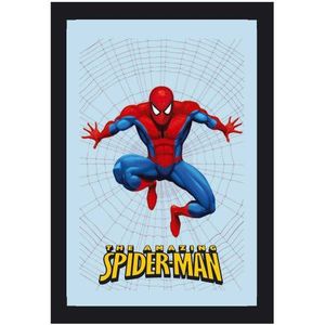 empireposter Spiderman - net - afmetingen (cm), ca. 20x30 - Bedrukte spiegel, NIEUW - beschrijving: - Bedrukte wandspiegel met zwart kunststof frame in houtlook -