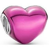 Charm Pandora 799291C03 corazón rosa metálico