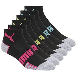 PUMA Dames Running Sokken (Pack van 6), Zwart, M