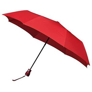 miniMAX® Pocket paraplu, automatisch, windbestendig, rood, 100 cm