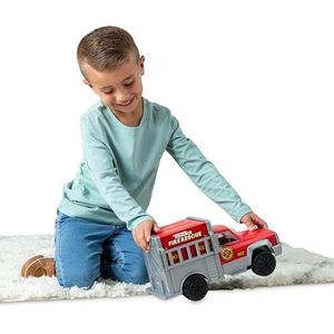 Tonka Steel Classics Fire Rescue Truck Kinderbouwspeelgoed voor jongens en meisjes, voertuigspeelgoed voor creatief spel, motorische ontwikkeling voor kinderen van 3+ | Basisplezier 06258 FFP
