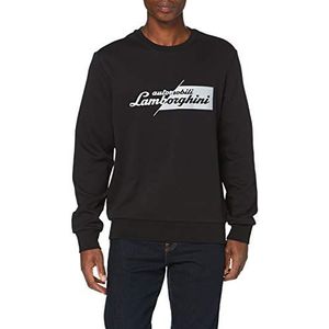 Automobili Lamborghini Sweatshirt Slashed Logo heren - zwart - medium