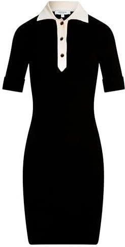 MORGAN - Robe - Zwart/Wit - Jurk