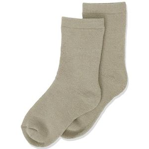 NAME IT Jongens NMMWAKSI Wool Terry XXIII sokken, donkergrijs melange, 25W / 27L, dark grey melange