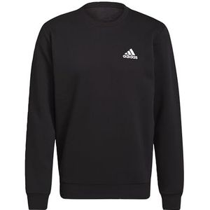 adidas M Feelcozy sweatshirt, zwart/wit, maat L