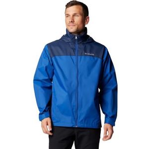 Columbia Glennaker Lake II regenjas voor heren, Bergblauw/Collegiate Navy, M