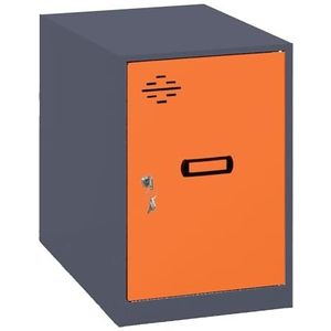 SimonRack Spind, metaal, antraciet/oranje, 475 x 400 x 500 cm