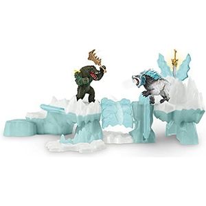 schleich Eldrador Creatures 42497 Aanval op het ijsfort, voor kinderen vanaf 7-12 jaar, speelset