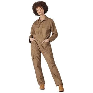 Dickies W alledaagse overall voor dames, Kaki, XXL