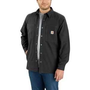 Carhartt - Rugged Flex Canvas Fleece Jacket - Heren Overshirt - Warm - Relaxed Fit