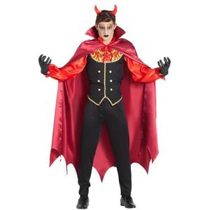 Boland - Kostuum Devil Lord voor volwassenen, carnavalskostuum duivel, kostuumset voor Halloween, carnaval en themafeest