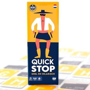 QUICKSTOP – Het ultieme kaartspel voor snelle denkers & grappige momenten | Familie- & Partyspel | Vanaf 10 Jaar | 2–7 Spelers | 30 min | Compact Reisspel voor Elke Gelegenheid