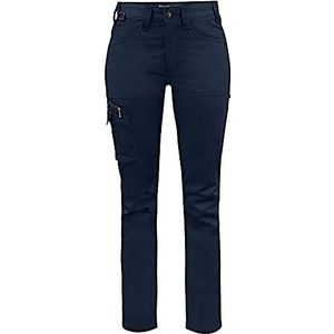 Texstar WP37 dames functionele stretch broek, maat W33/L32, marine