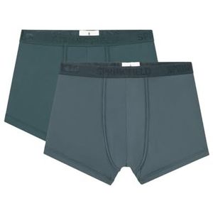 Springfield Set van 2 boxershorts van microvezel en donkerblauw, maat M