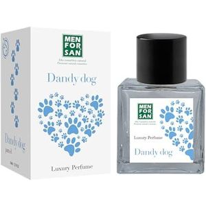 MENFORSAN Dandy hondenparfum voor honden 50 ml, mannelijke geur met frisse en houtachtige tonen