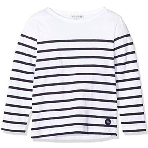 Armor Lux Romper voor meisjes, meerkleurig (wit/marineblauw 400), 10 Jaar