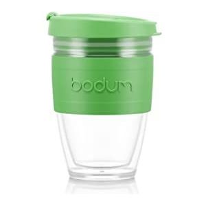 Bodum Joycup 11889-538S reismok 0,25l/8 oz, dubbelwandig, groen