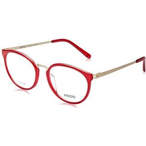 MODO & ECO 4527 bril, rood goud, 50 voor dames, Rood/Goud