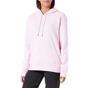 HUGO Dames Easy Hoodie Sweatshirt, Light/pastel pink682, L