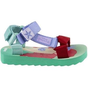 Kleine Zeemeermin Sandalen - Multicolor Ontwerp - Maat 28 - Polyester Sandalen met EVA Zool, Klittenbandsluiting en Rubber Patch - Origineel Product Ontworpen in Spanje