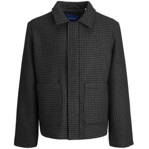 JACK & JONES Jornorrebro Wool Blend Jacket, voor heren, zwart, xx_l, zwart, XXL
