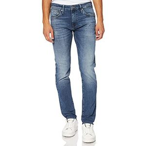 Mavi James Skinny Jeans voor heren, Mid Brushed Ultra Move, 35W x 38L