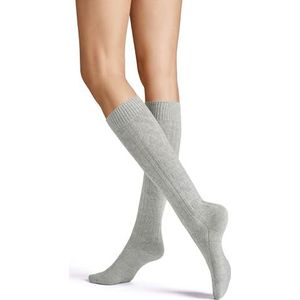 Hudson - WINTER PLAIT - Kniekousen - Silber