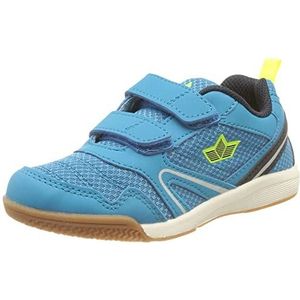 Lico Unisex Boulder V indoorschoen voor kinderen, blauw marine citroen, 30 EU