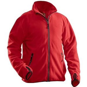 Jobman Workwear 5501, 550175-4100-3 Fleece jas, rood, XS