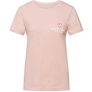 Mavi Self Love Club Printed Tee T-shirt voor dames, Rosé, M