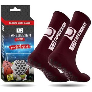Tapedesign Klassieke voetbalsokken met rubberen noppen (uniseks)