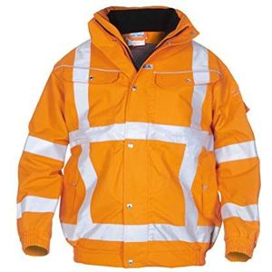 Hydrowear 04021601P Foxhol gewoon geen zweet EN 20471 RWS Pilot Jacket, 100% Polyester, S Size, Hi-Vis Oranje