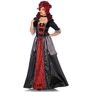 Leg Avenue 85551 2 teilig-Set Blood Countess, Damen Karneval Kostüm Fasching, S, schwarz/rot
