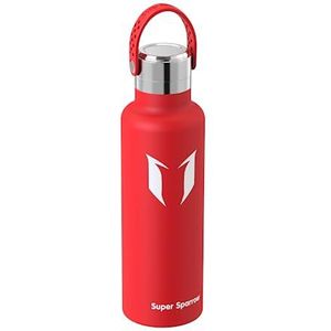 Super Sparrow Ultralight Waterfles RVS 18/10-500ml- Geïsoleerde Metalen Waterfles - Standaard Mond Flex Deksel - BPA Vrij - Fles voor Gym, Reizen, Sport