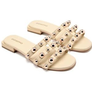 Gioseppo - Dekorra - Teenslipper - Leer - Zwart