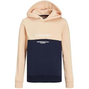 JACK&JONES JUNIOR Jjeryder Blocking Sweat Hood Sn Jnr, abrikoos ijs, 140 cm