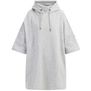 acalmar Oversized sweatshirtjurk voor dames, lichtgrijs, gemêleerd, XXL