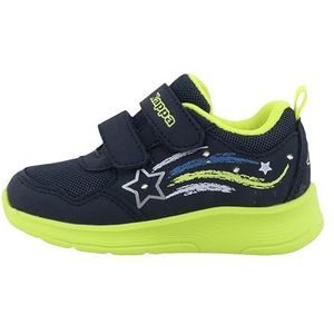 Supremo - Kappa 95k0343002 sneakers voor meisjes, Navy Lime, 21 EU