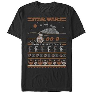 Star Wars: Episode 7 - BB8 Resistance Sweater Unisex Crew neck T-Shirt Black L