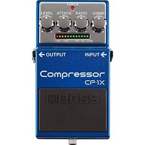 BOSS CP-1X Compressor Guitar Pedal, Next-gen gitaarcompressor met de geavanceerde MDP-technologie van BOSS om de muzikale expressie te behouden