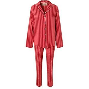 Triumph Women's PW Boyfriend Twill 01 Pyjamaset, Red Combination, 40