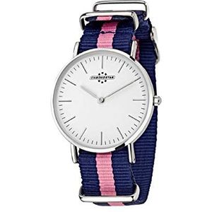 CHRONOSTAR dames analoog kwarts horloge met nylon armband R3751252502