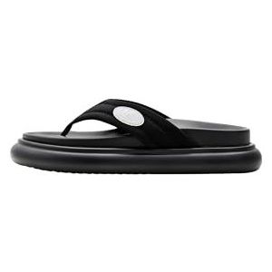 Desigual Dames Shoes_Boat_Thong sandalen, zwart, 37 EU, zwart, 37 EU