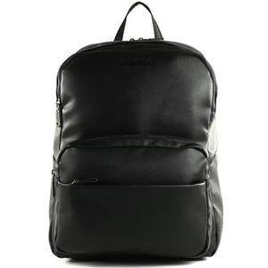 Valentino Heren Backpack/rugzak IVAN RE zwart kunstleer, zwart, One size