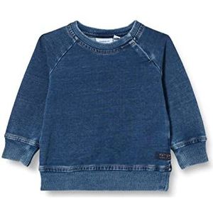 Name It Baby-jongens NBMBATRUEBO DNM 2713 O Neck Sweatshirt, Medium Blue Denim, 56, blauw (medium blue denim), 56 cm