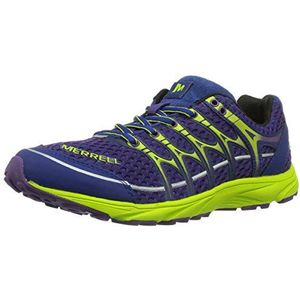 Merrell Mix Master Move Glide, hardloopschoenen voor dames, Blauwe Lime, 39 EU